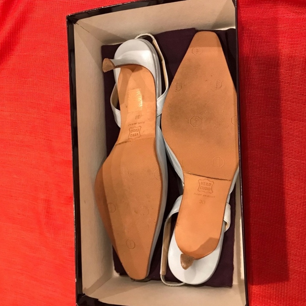 JIMMY CHOO Slingback Shoes, original box, dust bags, heel tips, protective soles - Picture 10 of 10